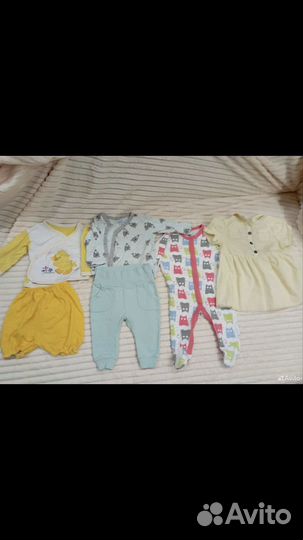 Вещи пакетом для девочки 0-68