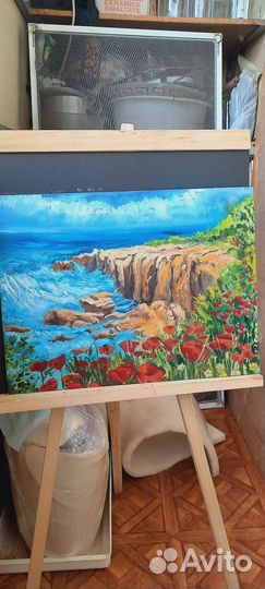 Картина маслом Море. Пейзаж