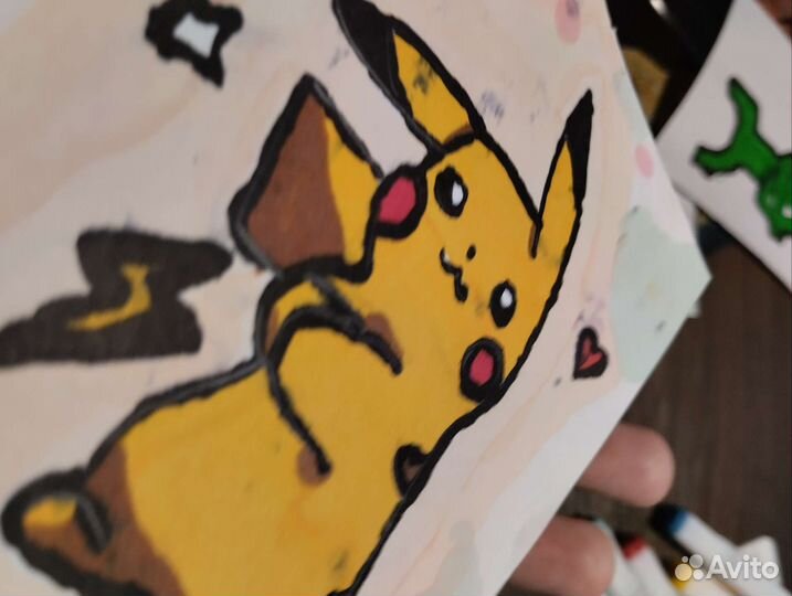 Пикачу рисунок