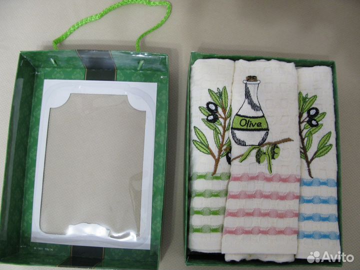 Новый подарочный набор полотенец 40*60 3 шт