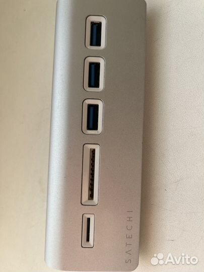 Хаб, card reader Satechi USB