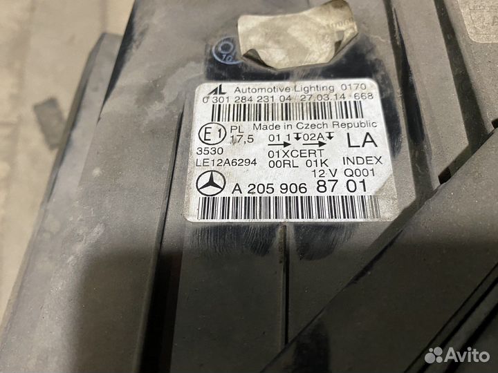 Mercedes C 205 class фара левая