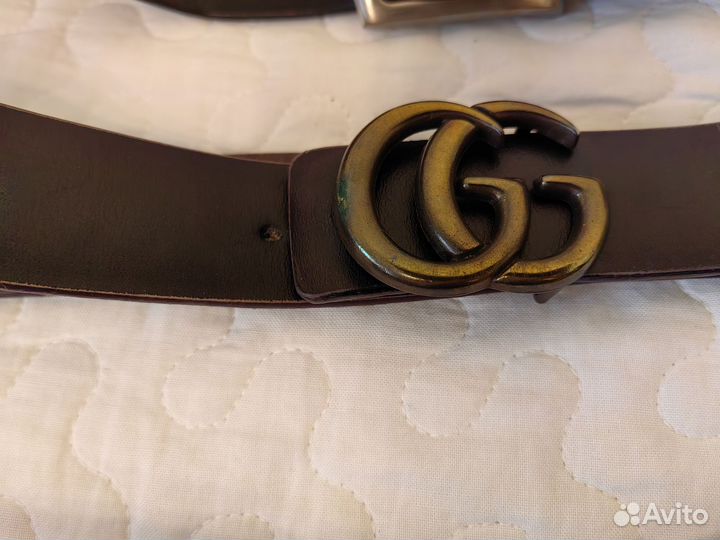 Ремни мужские и женские б/у, кожа и текстиль