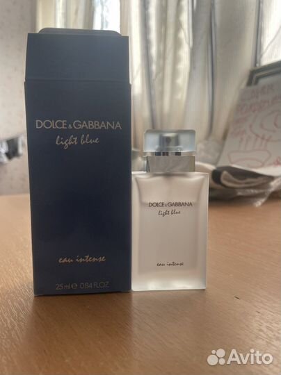 Духи dolce gabbana light blue eau intense 25ml