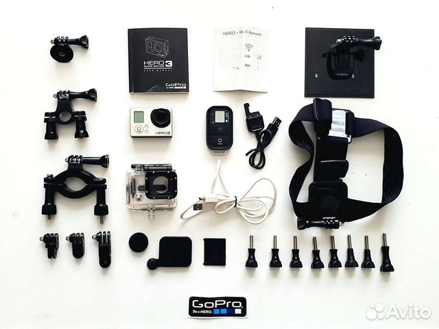 Экшн камера GoPro Hero 3 Black Edition + комплект