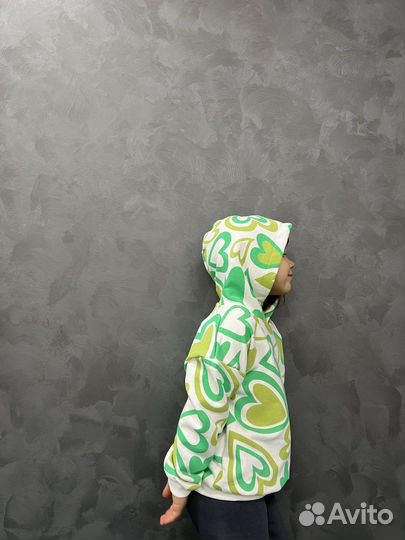 Толстовка с капюшоном Zara Турция Сердечки