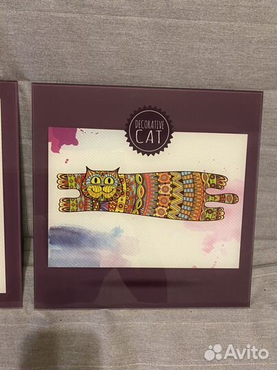 Картина на стекле Акварель