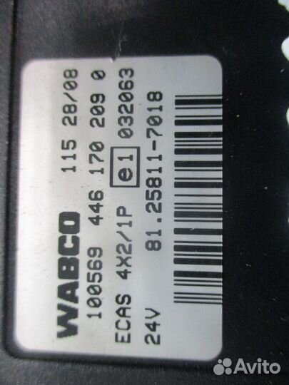 Блок управления ecas 4x2/1P MAN 81258117018