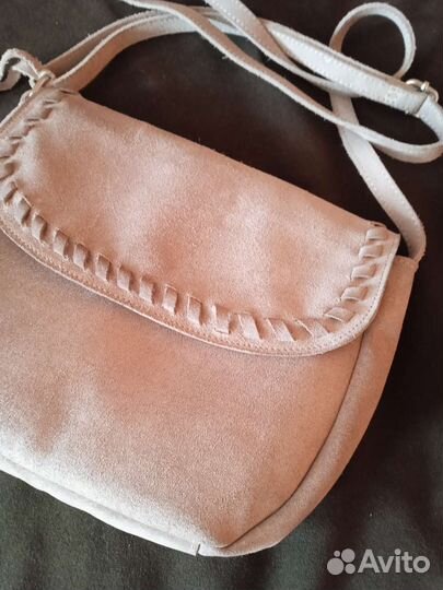 Сумка натуральная замша