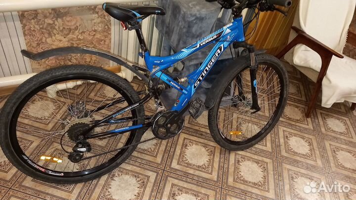 Велосипед Stinger 26, Versus D, рама-16, синий