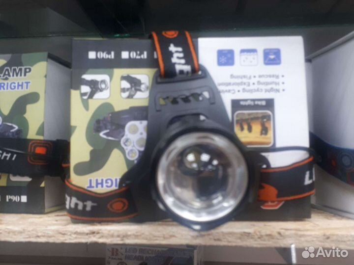 Фонарь налобный