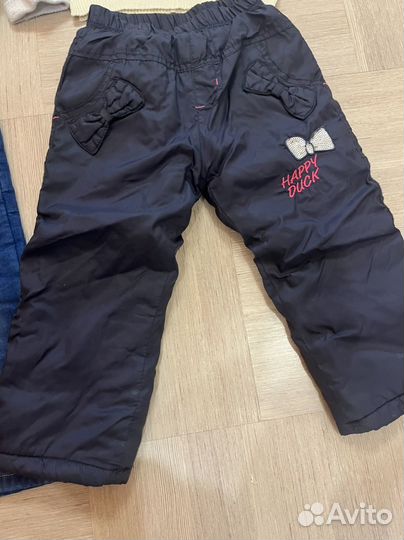 Теплые вещи пакетом для девочки