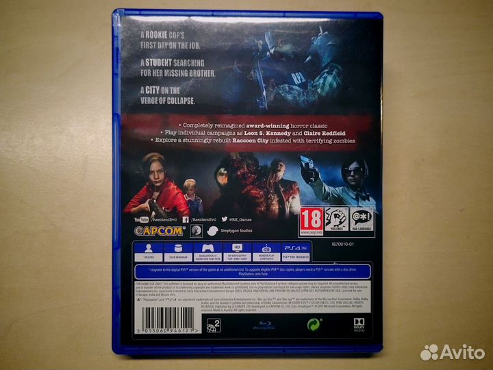 Resident Evil 2 PS4 Русская версия