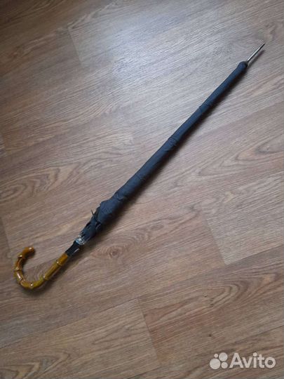 Зонт трость черный