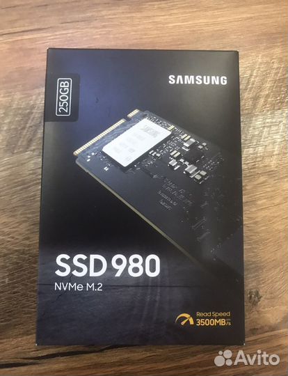 SSD диск samsung M.2 980 250 Гб PCIe Gen 3.0 x4 V