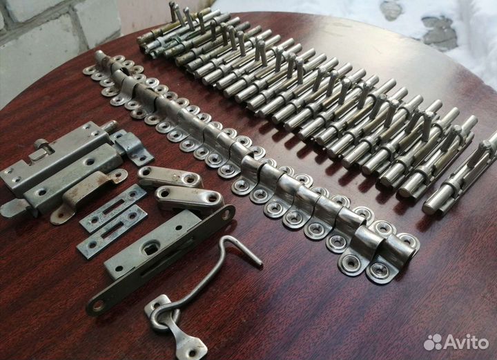 Щеколды, защёлки, шпингалеты, 27-штук