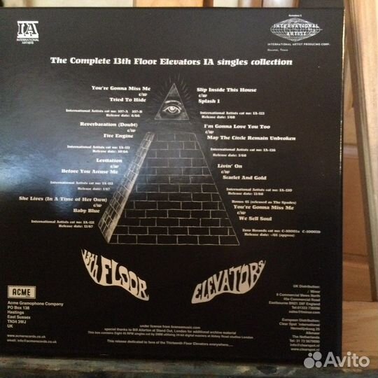 13th Floor Elevators/Box-set singles 8,rare