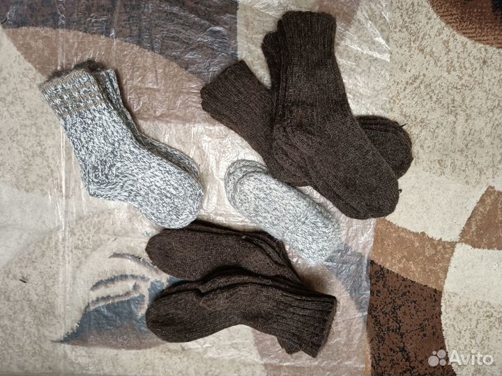 Шерстяные носки ручной работы