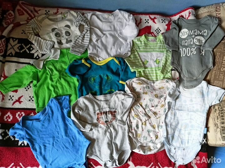 Боди пакетом 62-68