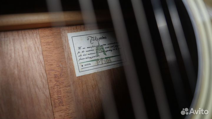 Электроакустика Takamine PT-106, made in Japan