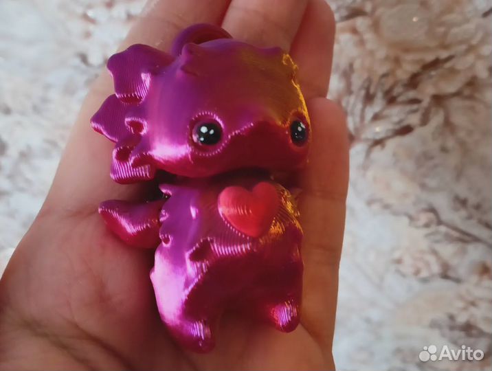 Аксолотли малыши с брелком