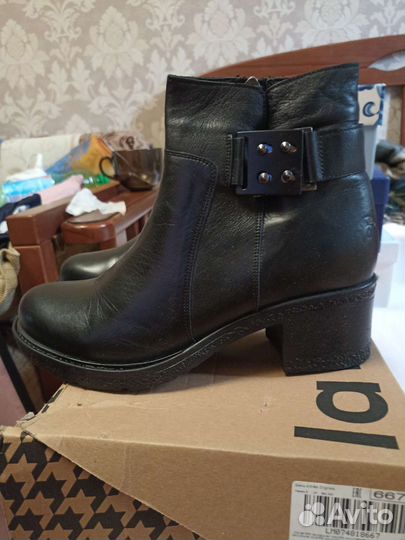 Ботильоны натуральная кожа 39