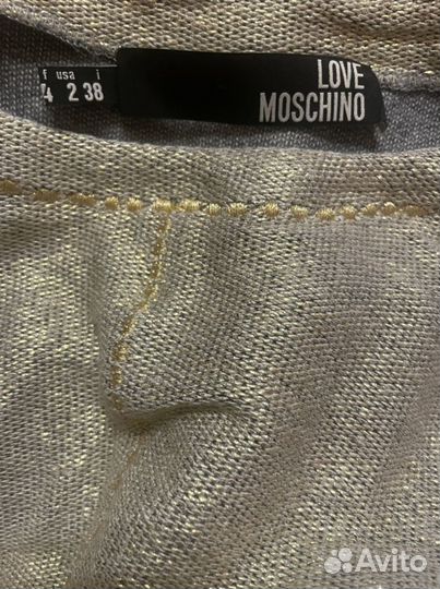 Платье love moschino бестящее