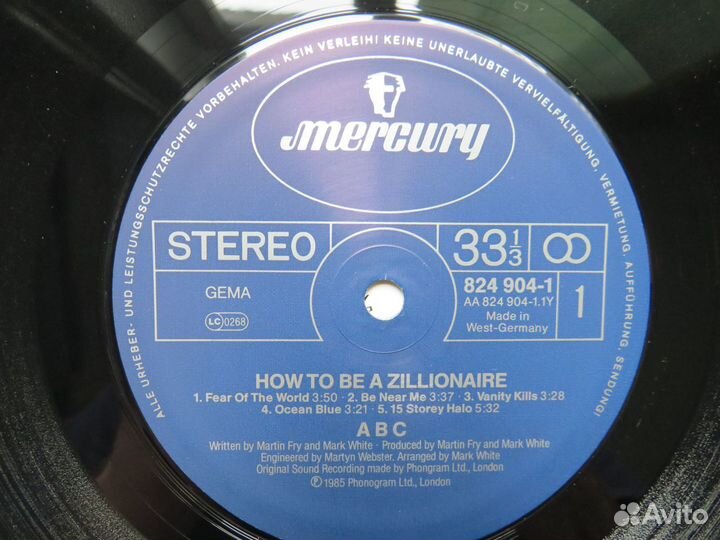 LP ABC -1985 - Germany nm