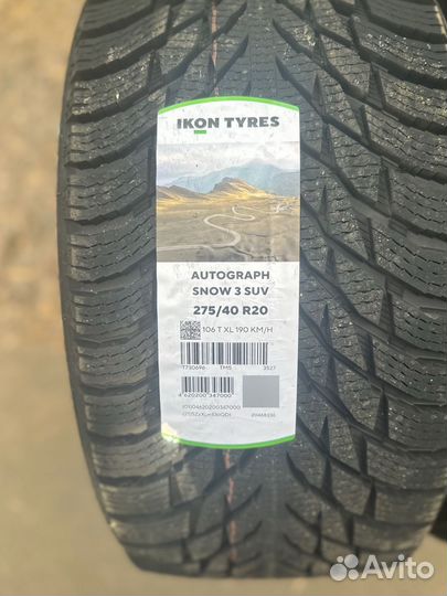 Ikon Tyres Autograph Snow 3 SUV 245/45 R20 и 275/40 R20 103T