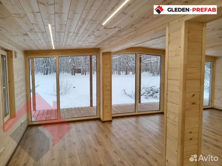 Готовый модульный дом 68 м2 с отделкой