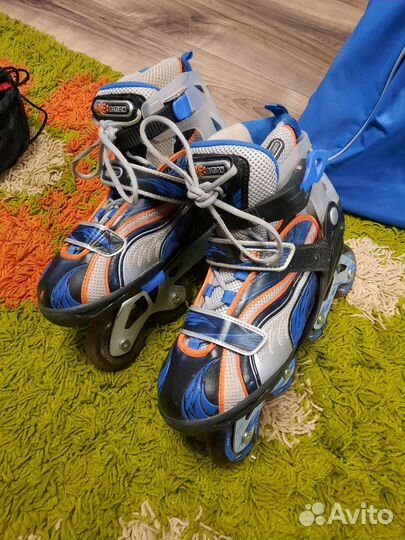 Роликовые коньки 36-39 reaction детские раздвижные