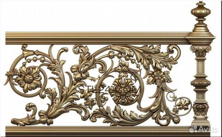 Кованые перила для лестниц