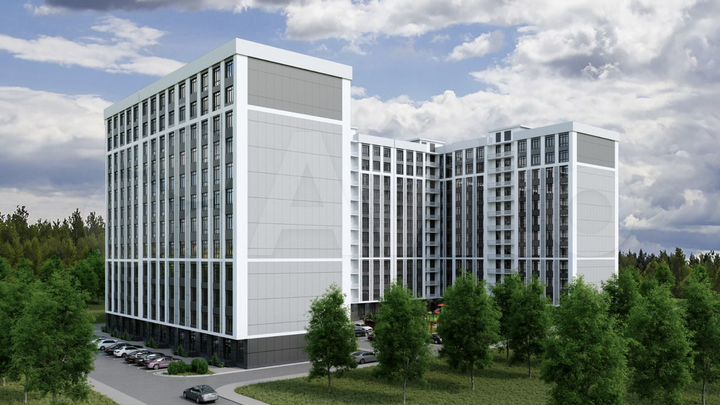 2-к. квартира, 75,4 м², 5/12 эт.