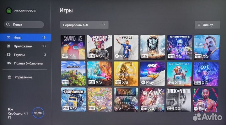 Xbox Series S + Игры