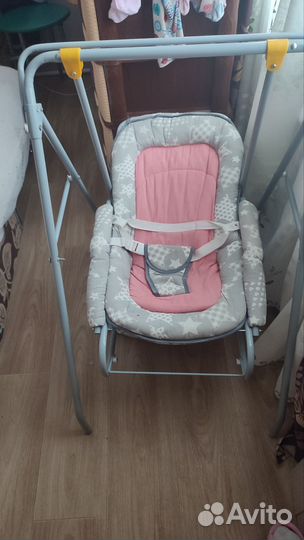 Детская качеля шезлонг