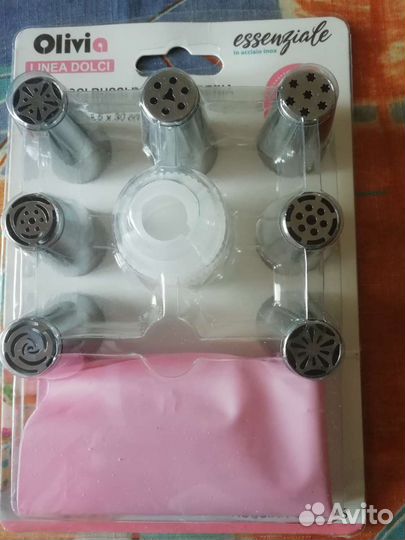 Кондитерский набор насадок для крема