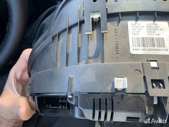 Щиток приборов bmw f10 дорест