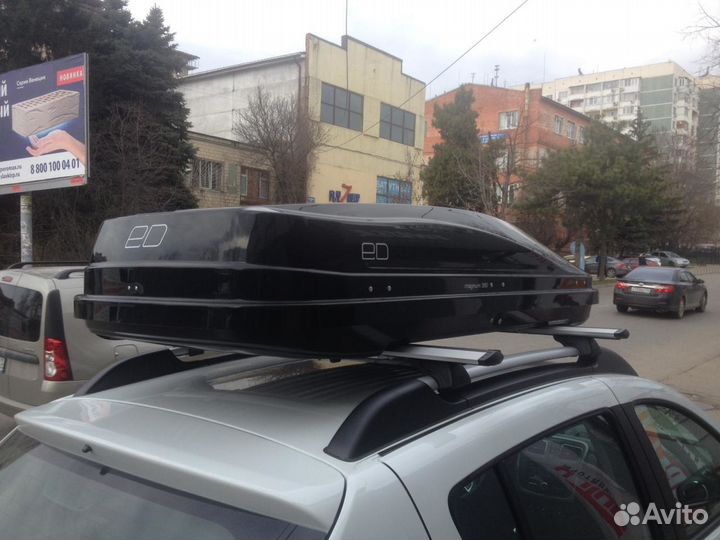 Автобокс Евродеталь 420L глянец черный+