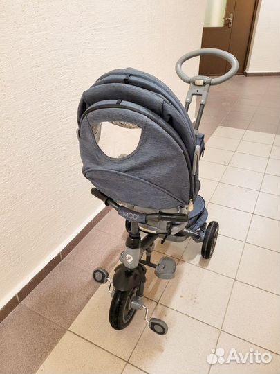 Велосипед с родительской ручкой складной