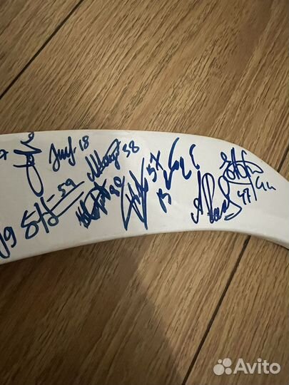 Клюшка цска с автографами