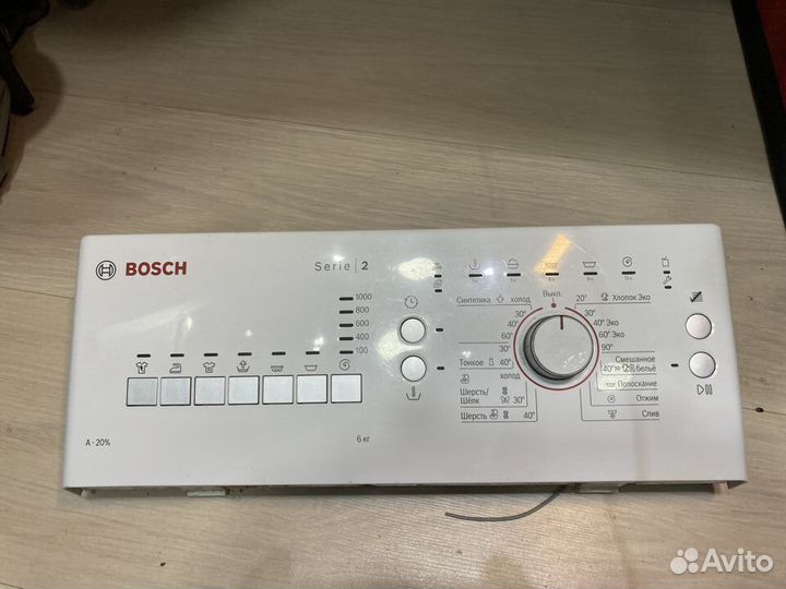 Панель стиральной машины Bosch WOR20155OE в сборе