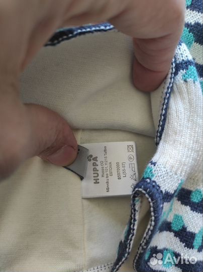 Шапка шлем huppa зима демисезон новый