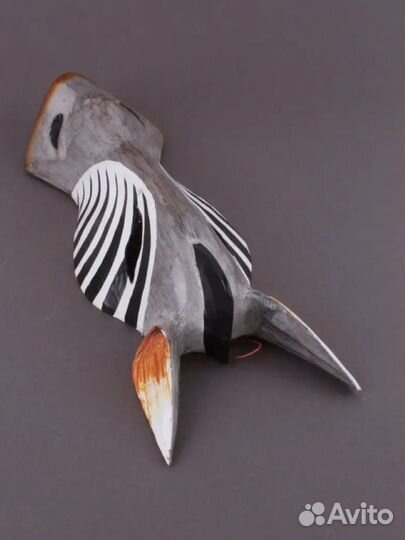 Маска декоративная настенная из дерева Зебра