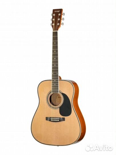 Акустическая гитара homage, натуральная, новая