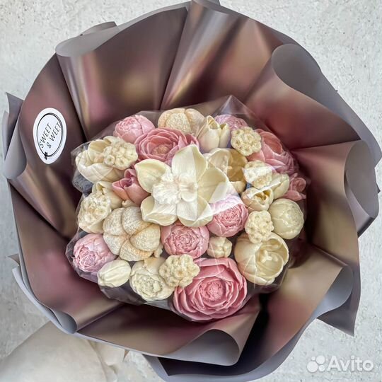 Букет цветов из шоколада