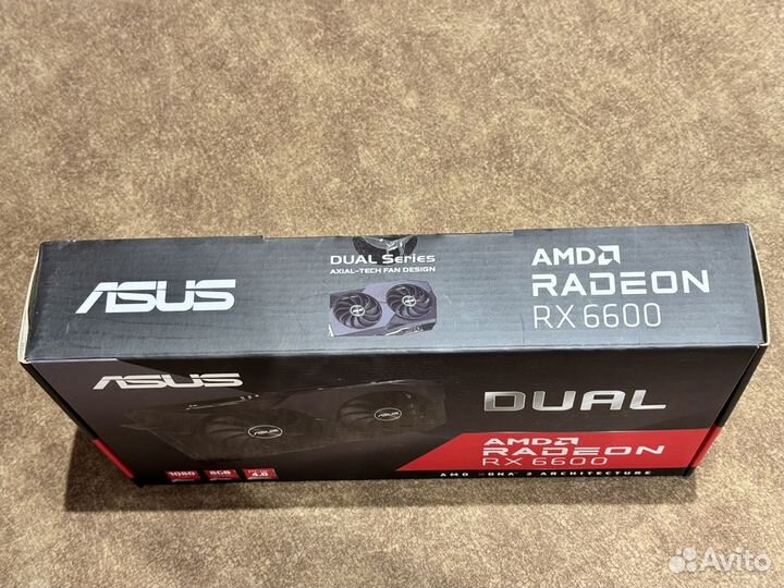 Видеокарта asus radeon rx 6600 8gb