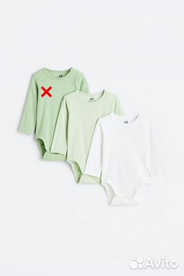 Боди в рубчик hm 80