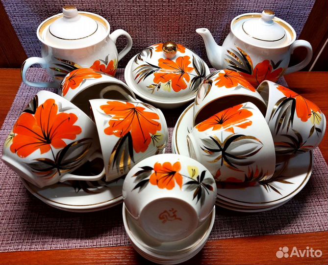 Чайный набор фарфор