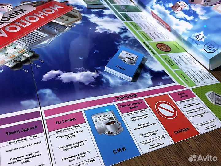 Настольная игра Монополия Киров. Доставка