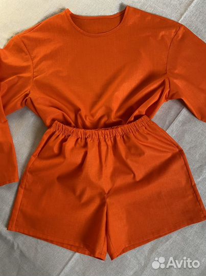 Шорты и свитшот хлопок